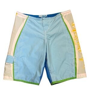 Roxy Quiksilver Vintage 90's Y2K Surf Board Shorts Size 9